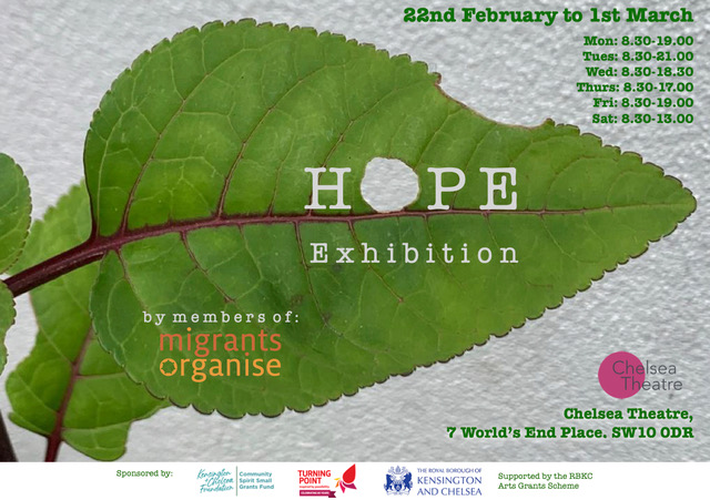 Migrants Organise: the Hope Exhibition